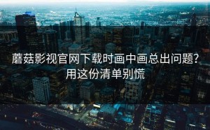 蘑菇影视官网下载时画中画总出问题？用这份清单别慌